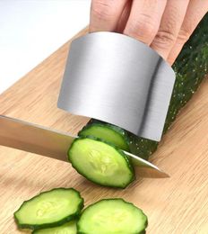 High Quality Stainless Steel Finger Hand Protector Kitchen Cooking Tools Knife Cutting Finger Protection Tools7607985
