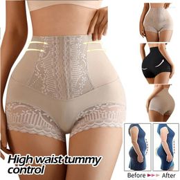 Women's Shapers Women High Waist Tummy Control Panties Seamless Shapewear Briefs Lace Slimming Shorts Flat Belly Shaping Postpartum