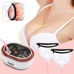 Bust Enhancer Electric breast enlargement pump chest massage equipment large lifting vacuum suction cup anti sagging Q240509