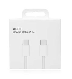 60W PD Cables for iPhone 15 Plus Pro Max Samsung Fast Charging 1m 3FT USB C to Type C Braided Cable Apple Charging Cords Quick Charger Cord Data Cable