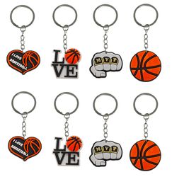 Key Rings Basketball Keychain For Goodie Bag Stuffers Supplies Keychains Ring Men Keyring Suitable Schoolbag Cool Backpacks Backpack S Otpb1