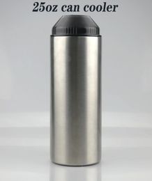 25oz Can Cooler for wine bottle Stainless Steel Tumbler Can Insulator Vacuum Insulated Bottle Cold Insulation Can 8341644