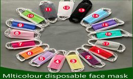 17 Colour Whole multicolour Disposable Face Masks 95 Filtration Efficiency Dustproof Prevention of Influenza face Masks Adult 3016884