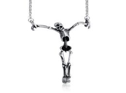 Steel Colour Fashion Men039s Skull Pendant Necklace Stainless Steel Link Chain Necklace Jewellery Gift for Men Boys J230301s6587351