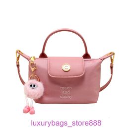 Designer Bag Stores Are 95% Off French Bun Mini Dumpling 2024 New Handbag Fashion Nylon Lightweight One Shoulder Crossbody WomensQA1T