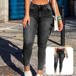 Women's Two Piece Pants Popular jeans unsettling Trousers zippered cuffs and pockets tight fitting jeans merchandise jeans womens jeansL2405