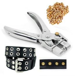 Plier Hole Punch Leather Pliers Tool Rivets Eyelet Hole Punch Hand Pliers Belt Hole Punching Tools With 100pcs Easy Press Eyelets 3883382