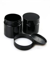 30 50 80 100 150 200ml Plastic Jars Black PET Plastic Storage Cans Boxes Round Bottle with Black Plastic Lids4715851