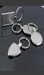 Stainless Steel Key Ring Metal Blank keychain new creative Advertising Custom LOGO Keyrings for promotion Gifts96 Q27489978