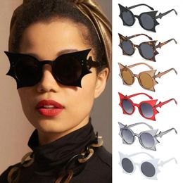Sunglasses Women Men Bat Eyewear Festival Hip Hop Funny Eyeglasses Vintage Halloween Outdoor Sun Glasses UV400 Party Decoration