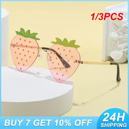 Sunglasses 1/3PCS Comfortable Nose Support Strawberry Clear And Bright Glasses Uv400 Wear Resistant