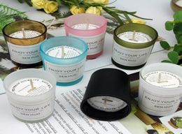 7 Flavours Glass Scented Candle Smokeless Romantic Scented Candle Smokeless Candle Soy Wax el Exquisite Gift XD233596568449
