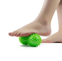 Manual Foot Massage Ball Spiky Peanut Massager Roller Reflexology Muscle Trigger Point Therapy Pain Stress Relief Relax Yoga Fitne5038428