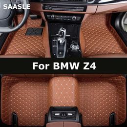 Floor Mats Carpets SAASLE Custom Car Floor Mats For BMW Z4 E85 E86 E89 G29 Auto Carpets Foot Coche Accessorie T240509