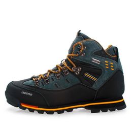 Buty turystyczne Męskie Buty wspinaczki górskie Trekking Najwyższej jakości moda na zewnątrz swobodne buty śnieżne 240508