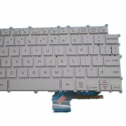 Laptop Keyboard For LG 13Z980 14Z90N AEW74049801 18B8B-US White Backlit English US NO Frame