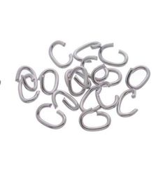 LASPERAL 100PCs Stainless Steel Open Ring Oval Spilt Jump Rings DIY Jewellery Findings Accessories DIY Hand Made Craft Making9084072