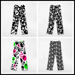 Women's Sleepwear Bones And Skulls Pattern Pajama Pants Mens Womens Lounge Super Soft Unisex Sleep Bottoms With Pockets Drawstring