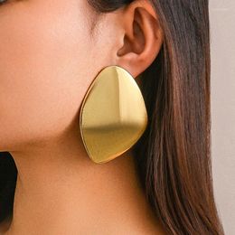 Stud Earrings Ingemark Exaggerated Big Irregular Metal For Women Trend 2024 Classic Gold Colour Pierced Earring Steampunk Jewellery