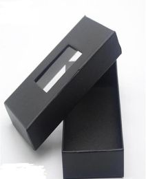 Classic Black Tie Box Bow Tie Necktie Gift Boxes Men039s Tie Packaging Display Storage Cases 4 Styles Window Top SN2072121351