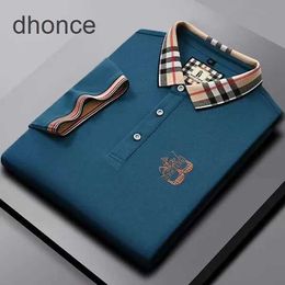 High End Brand Embroidered Short Sleeved Cotton Polo Shirt Men s t Korean Fashion Clothing Summer Luxury Top m l xl xxl 3xl 4xl 5xl L3MJ