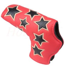 High quality 1pc Star Magnet Golf Blade Putter Head Cover golf putter cover8824625