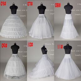 2022 Net Petticoat Ball Gown Weddings Dress Mermaid A Line Crinoline Prom Evening Dress Petticoats 6 Style Bridal Wedding Accessories 260c