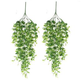 Decorative Flowers 81Mesh Eucalyptus Artificial Plastic Plant For Home Wall Hanging Christmas Tree Wedding Garden Arch Diy Decoration