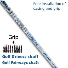 TOUR New clubs AD HD-5 HD-6 Graphite wood shaft Regular or Stiff flex 4pcs/lot 0.335 tip size Golf driver shaf