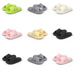 summer new product slippers designer for women shoes Green White Black Pink Grey slipper sandals fashion-037 womens flat slides GAI outdoor shoes