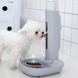 Feeding Hot Sale 1PCS Pet Water Dispenser Not Wet Mouth Automatic Mobile Vertical Water Fountain Feeding Kettle Pet Supplies