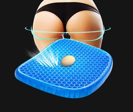 Silicone Ice Pad Gel Seat Cushion Egg Nonslip Cool Soft Comfortable Outdoor Honeycomb Massage Sitter Office Chair Car Cushion DBC9764699