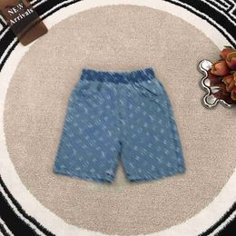 Luxury baby denim shorts Symmetric pattern printing child Lower garment Size 100-150 CM kids designer clothes summer girls boys pants 24May