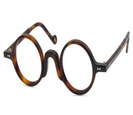 Mens Optical Glasses Brand Men Women Retro Round Eyeglasses Frame Vintage Plank Spectacle Frames Small Size Myopia Glasses Eyewear3592579