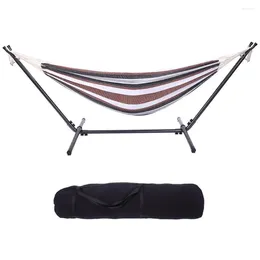 Camp Furniture Steel Heavy Duty Hammock Stand Only With Carrying Case Portable Outdoor Camping