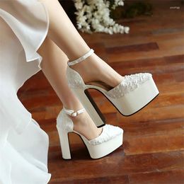 Dress Shoes Mature Sexy Pointed Toe Sequined Cloth Sandals Ladies Supper Stiletto High Heels Platform Club Party Women Summer 2024