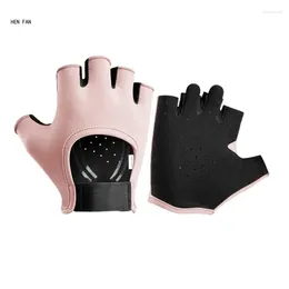 Cycling Gloves Breathable Fingerless Glove Nonslip Wear Resistance Short Training Outdoor Sports Half Finger M89D