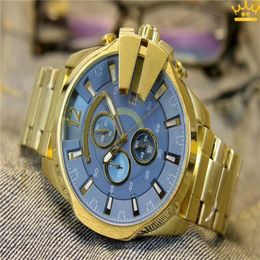 Top Quality Mens Watches DZ Watch All functional Work Stainless Steel DZ4290 DZ4360 DZ4318 DZ4323 DZ4291 Wristwatches Montre De Luxe 266F