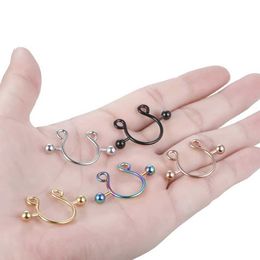 Nipple Rings 2 pieces/batch of stainless steel fake nickel rings 14G barbell nickel shield cover suitable for womens sexy body perforated Jewellery Y240510