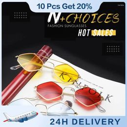 Sunglasses Vintage Durable Versatile Stylish Ocean Film Glasses Fashion Accessories High Demand Metal Unique Design High-quality