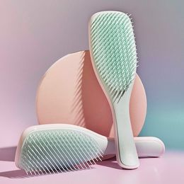 Fashion massage combs multicolor professional brush anti static hairdressing comb portable hair brush detangling scalp care combs styling tool