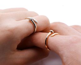 Card nail ring titanium steel stainless steel goldplated 18 K gold men039s jewelry set accessories g021260302