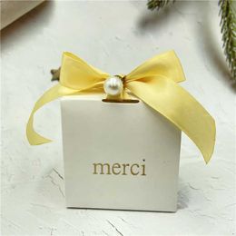 3Pcs Gift Wrap 10pcs White Paper Box Small Gift Packaging Boxes Wedding Gifts For Guests Candy Box Baby Shower Party Christmas Sweet Boxes