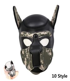 Slave Soft Padded Neoprene Dog Full Head Mask Hood For Bdsm Bondage Couples Flirting Adults Games Halloween PartyUnusual Goods Y24901029