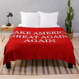 Blankets Make America Great Again Throw Blanket Decorative Valentine Gift Ideas