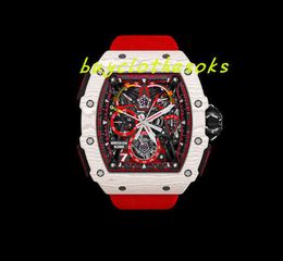 손목 시계 디자이너 럭셔리 시계 클래식 한정판 RM50-04 매뉴얼 와인딩 더블 두 번째 투르 빌론 크로노 그래프
