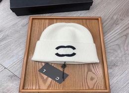 Designer Brand Men039s Luxury Beanie Hat Ladies Autumn and Winter New Small Fragrance Fashion Trend Warm Versatile Knitted Hat9231370