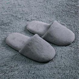 Slippers 5 Pairs Coral Velvet Bread Shoes Home El Disposable Warm Women Bedroom Indoor Cotton Floor