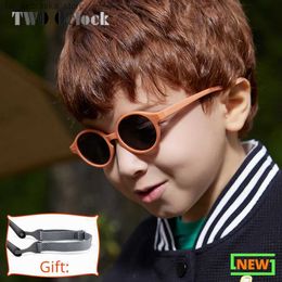 Sunglasses Ralferty Unbreakable 0-3 Year Baby for Children Polarized UV Protection Girls and Boys Flexible Shadows Q240410