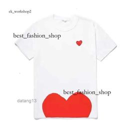 cdg shirt commes shirt play shirt Cdg Fashion Mens Play t Shirt Designer Red Heart Commes Casual Women Shirts Des Badge Garcons High Quanlity Tshirts Cotton 558